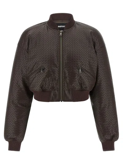 ROTATE BIRGER CHRISTENSEN PUFFER BOMBER JACKET
