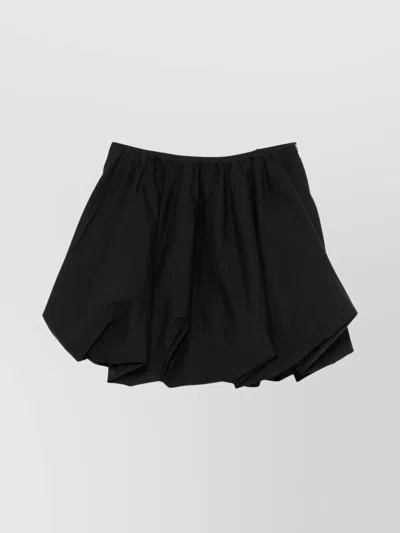 ROTATE BIRGER CHRISTENSEN PUFFY BUBBLE HEM MINI SKIRT
