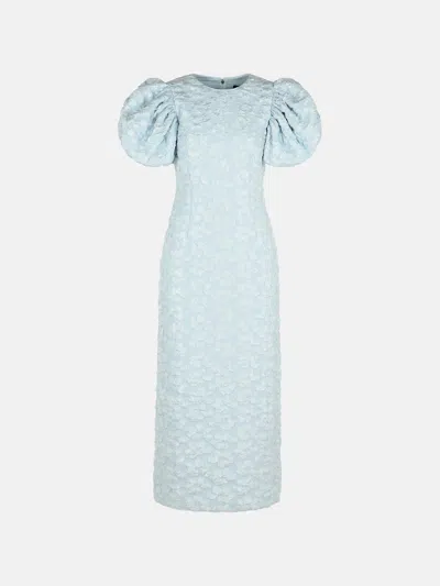 Rotate Birger Christensen 'puffy' Light Blue Polyester Blend Dress