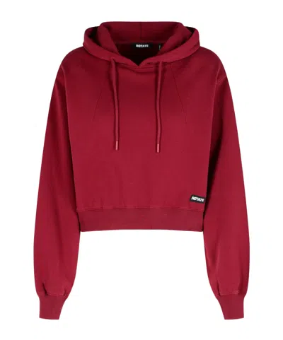 Rotate Birger Christensen Pullover Hoodie In Red