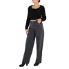 Rotate Birger Christensen Quiet Shade High Rise Jeans In Gray