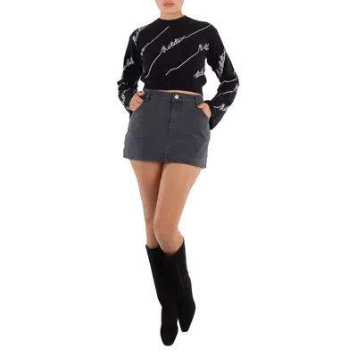 Rotate Birger Christensen Quiet Shade Mini Denim Skirt