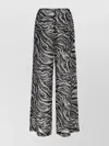 Rotate Birger Christensen Blackwhite Printed Trousers