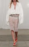 Rotate Birger Christensen Relaxed Chiffon Blouse In White