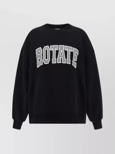 ROTATE BIRGER CHRISTENSEN 'RIBBED CREW NECK' SWEATSHIRT