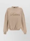 Rotate Birger Christensen 'ribbed Crewneck Sweatshirt Long Sleeves'