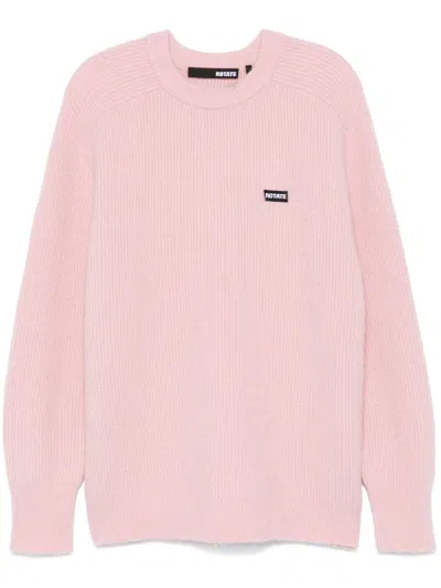 ROTATE BIRGER CHRISTENSEN RIBBED-KNIT SWEATER