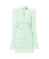 Rotate Birger Christensen Rose-belt Mini Dress In White