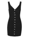 Rotate Birger Christensen Rose-buttoned Mini Dress
