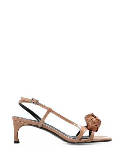 Rotate Birger Christensen Rose-detail Buckle-fastening Sandals In Multi