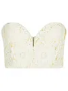 Rotate Birger Christensen Rotate '3d' White Polyester Corset Women In White