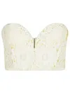 Rotate Birger Christensen Rotate '3d' White Polyester Corset Women In White