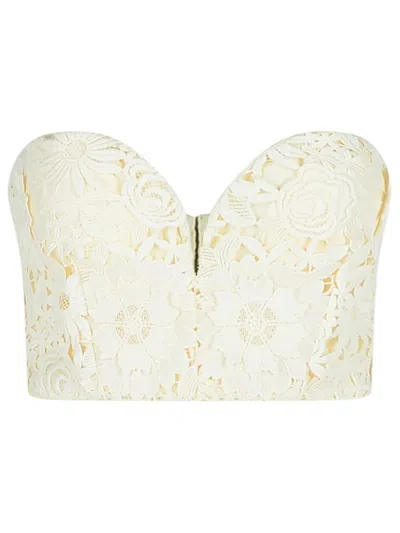 ROTATE BIRGER CHRISTENSEN ROTATE 3D' WHITE POLYESTER CORSET
