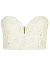 Rotate Birger Christensen Rotate '3d' White Polyester Corset Women In White