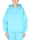 Rotate Birger Christensen Rotate Birgerchristensen Amalie Sweatshirt In Azure