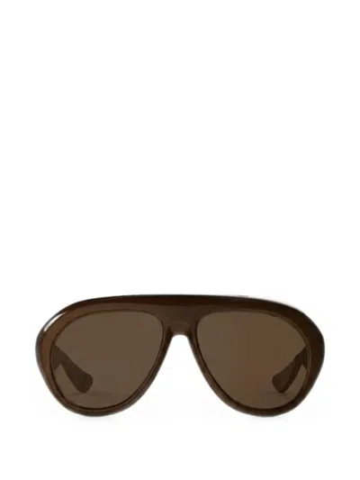 Rotate Birger Christensen Rotate Aviator Sunglasses For Women In Marrone