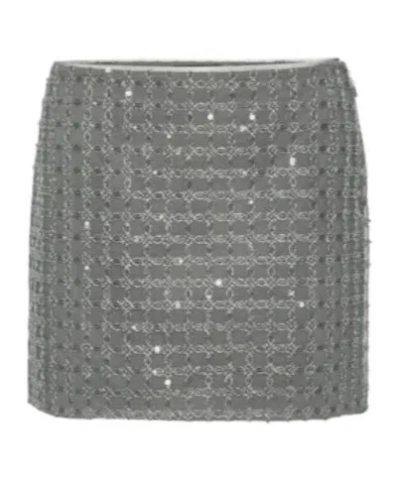 ROTATE BIRGER CHRISTENSEN ROTATE BEADED MINI SKIRT