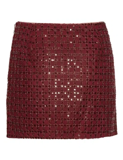 ROTATE BIRGER CHRISTENSEN ROTATE BEADED MINI SKIRT