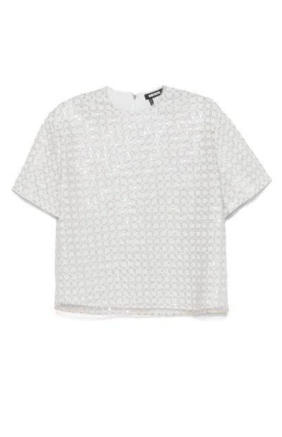 Rotate Birger Christensen Rotate Beaded Oversized Top
