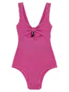 Rotate Birger Christensen Reina Olga Swimsuit Bow Detail