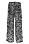 Rotate Birger Christensen Blackwhite Printed Trousers