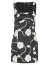 Rotate Birger Christensen Rotate Birgerchristensen 3d Flower Mini Dress In Black