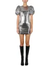 Rotate Birger Christensen Rotate Birgerchristensen Abito Slim Fit In Metallic