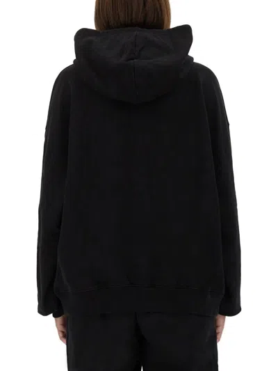 Rotate Birger Christensen Rotate Birgerchristensen Black Organic Cotton Sweatshirts