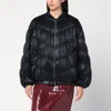 Rotate Birger Christensen Rotate Birgerchristensen  Black Pleated Bomber With Zip In Black
