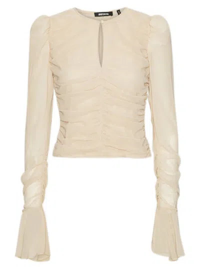 ROTATE BIRGER CHRISTENSEN ROTATE BIRGERCHRISTENSEN CHIFFON LS TOP