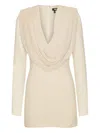 Rotate Birger Christensen Rotate Birgerchristensen Chiffon Mini Dress In Neutral