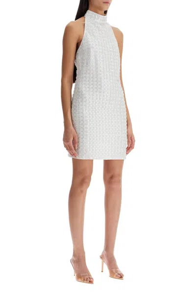 Rotate Birger Christensen Rotate Birgerchristensen Embroidered Tulle Mini Dress
