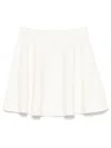 Rotate Birger Christensen Rotate Birgerchristensen Firm-knit Mini Skirt In White