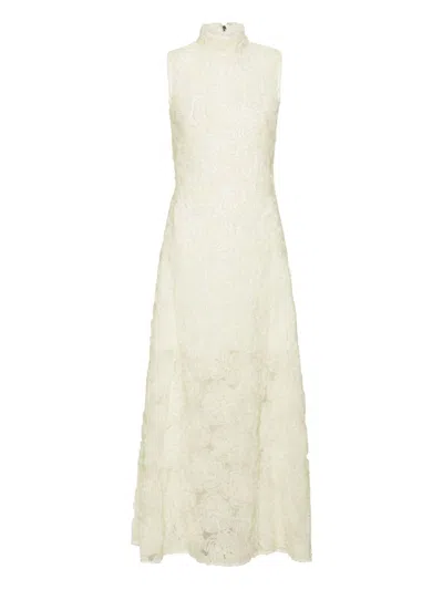 ROTATE BIRGER CHRISTENSEN ROTATE BIRGERCHRISTENSEN FLOWER MESH MAXI DRESS