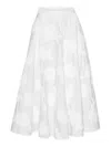 Rotate Birger Christensen Rotate Birgerchristensen Long Floral Skirt In White