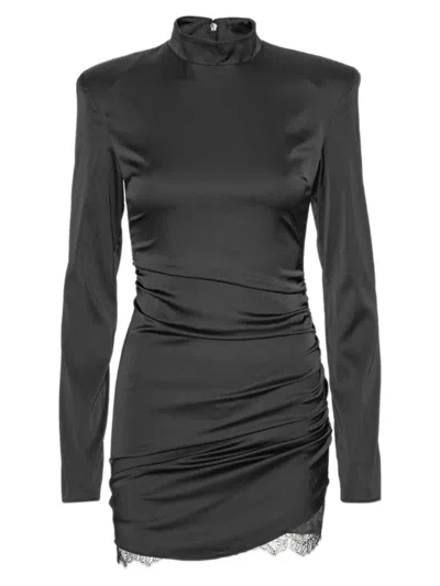 Rotate Birger Christensen Rotate Birgerchristensen Mini Dress In Black