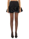 Rotate Birger Christensen Rotate High-waisted Mini Skirt In Textured Jacquard
