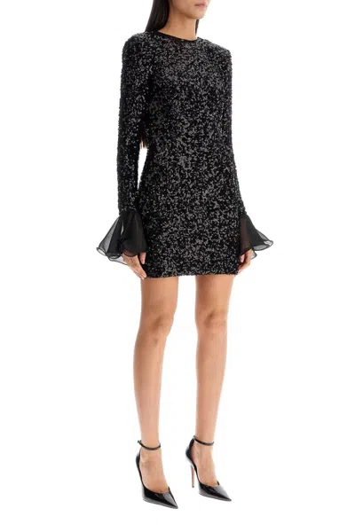 Rotate Birger Christensen Rotate Birgerchristensen 'open-back Sequin Mini Dress