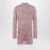 Rotate Birger Christensen Mini Dress With Sequin Fringes