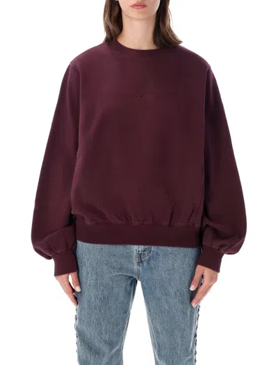 Rotate Birger Christensen Rotate Birgerchristensen Rotate Heavy Crewneck Sweatshirt In Pink