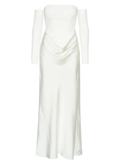 ROTATE BIRGER CHRISTENSEN ROTATE BIRGERCHRISTENSEN RUCHED MAXI DRESS