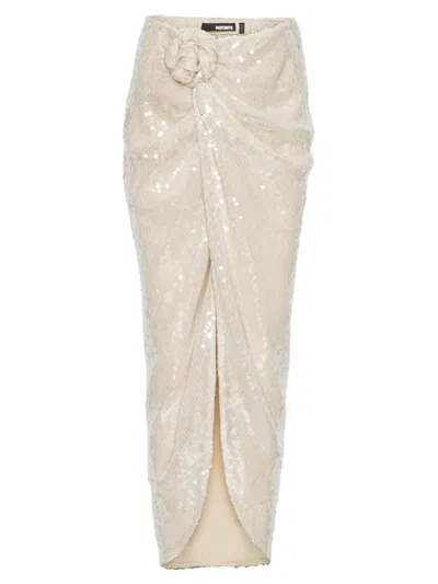 ROTATE BIRGER CHRISTENSEN ROTATE BIRGERCHRISTENSEN SEQUINS KNOT SKIRT
