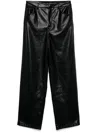 Rotate Birger Christensen Rotate Birgerchristensen Wide Leg 5 Pocket Pants In Black
