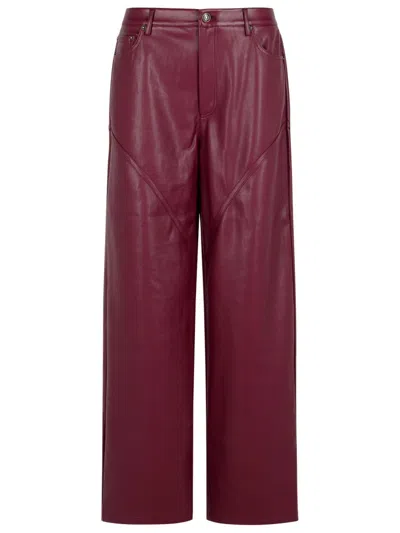 Rotate Birger Christensen Rotate Burgundy Polyester Pants