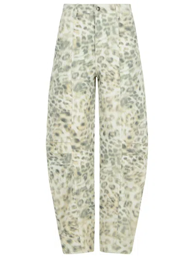 Rotate Birger Christensen Rotate 'cargo' Multicolor Cotton Jeans Women