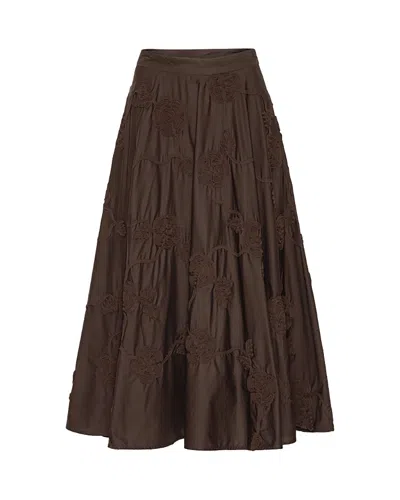 Rotate Birger Christensen Rotate Chic Mini Skirt For Women In Molé