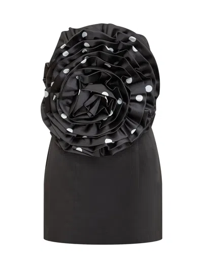 Rotate Birger Christensen Rotate Chic Mini Suit Dress In Black Comb