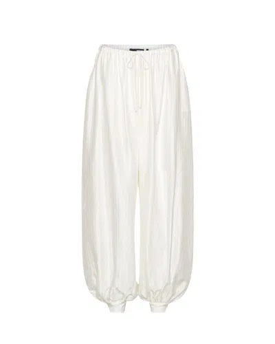 Rotate Birger Christensen Rotate Chic Mini Trousers For Women In White