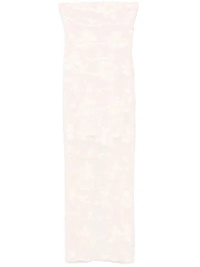 Rotate Birger Christensen Rotate Concealed Back Zip Mini Dress - Size 34 In Pink