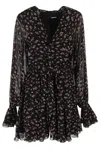 Rotate Birger Christensen Rotate Allover Printed Mini Dress In Black